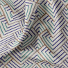 Printed Half Panama GIORGIO Ecru / Blue